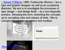 Tablet Screenshot of alessiodellena.com